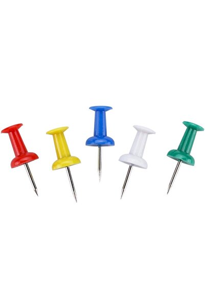 Linea Dl833 Renkli Harita Çivisi 50 Li Kutu