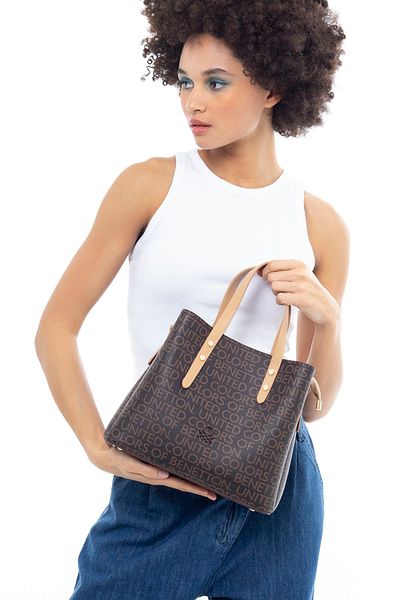 United Colors of Benetton Geanta de dama Benetton Brown-a.camel Bnt945