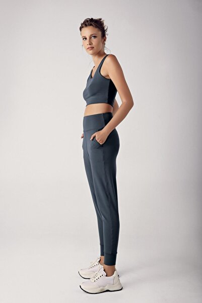 Artış Kadın Yüksek Bel Cepli Jogger Eşofman Altı E01