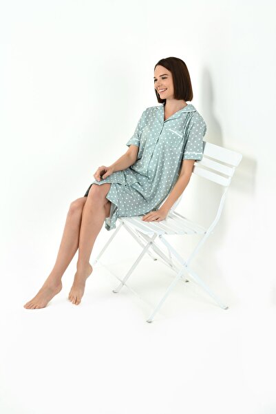 Yeniİnci Puantiyeli Kadın Gecelik
