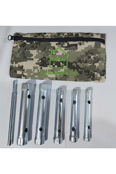 yapıtaşı Yt150 6-Piece Sleeve Wrench Set - Long Socket Wrench Set - with Bag