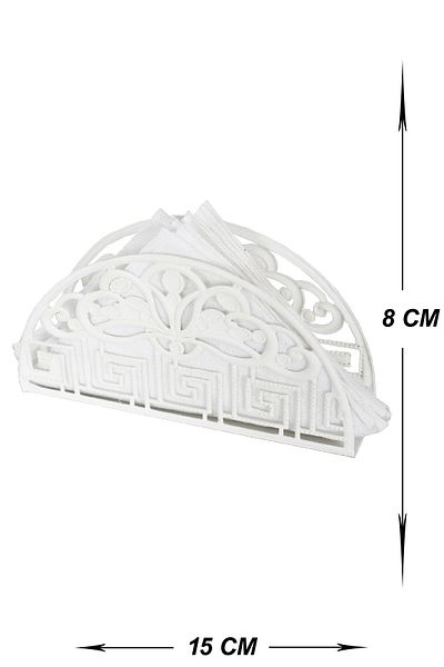 VENON Home Napkin Holder Gizem White