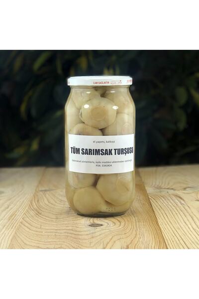 Silifke Sepeti Ev Yapımı Tüm Sarımsak Turşusu 1,2 Kg