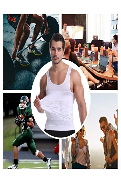 MİSTİRİK Torenova Model Sports Corset - White with Abdominal and Breast Removal