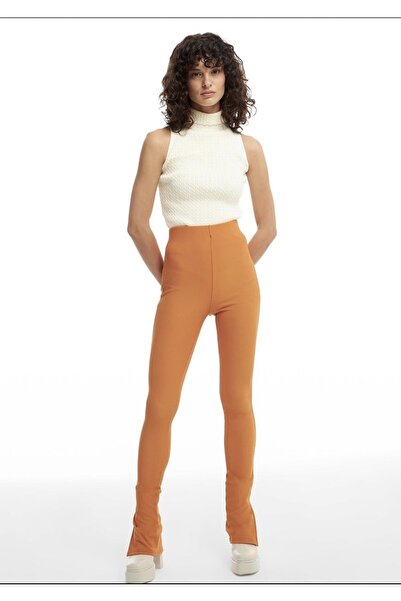 olinda butik Yandan Yırtmaçlı Pantolon