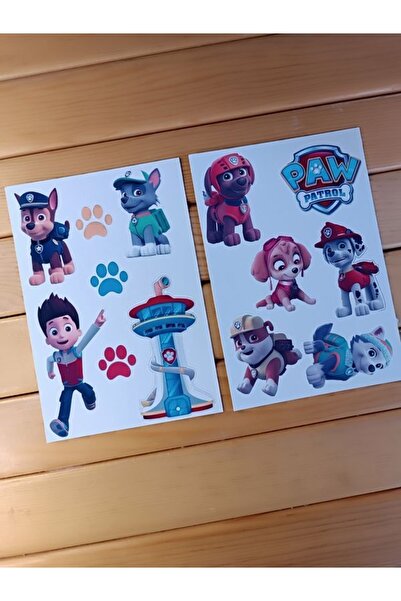 EyER Shoping Paw Patrol Etiket Sticker