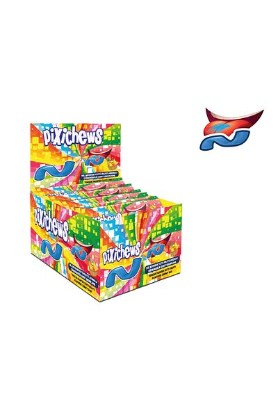 pixi Chews 60-Piece Tongue Painting Strip Confectionery Set