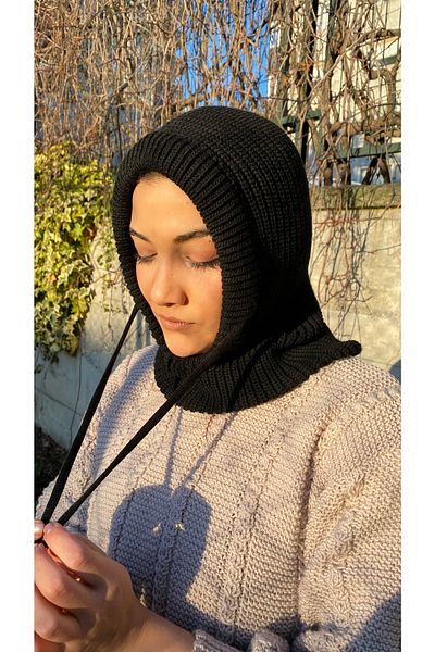 laviyonsa Knitwear Stringed Balaclava Unisex