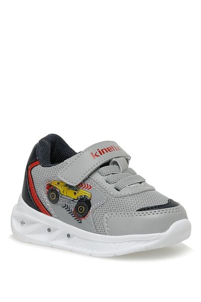 Kinetix Elio 3fx Gray Boy's Sports Shoes