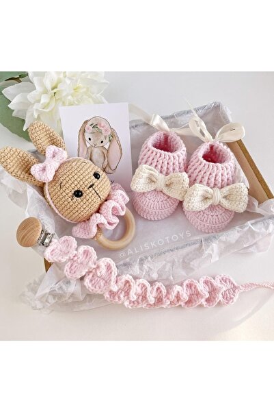 Damla Amigurumi T2 Tavsan 3 Lu Set