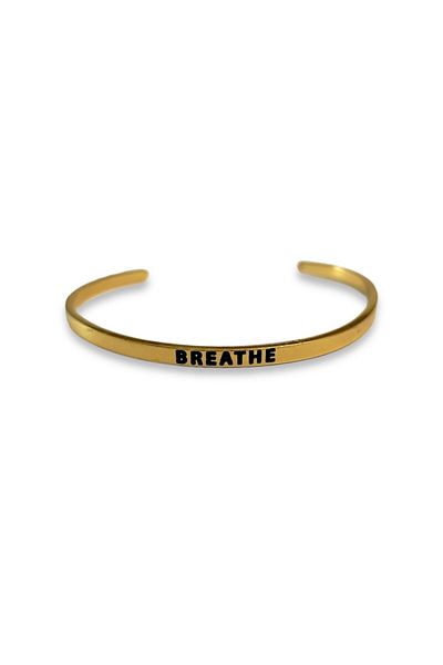 YÖRÜK TASARIM Breathe Gold Steel Bracelet