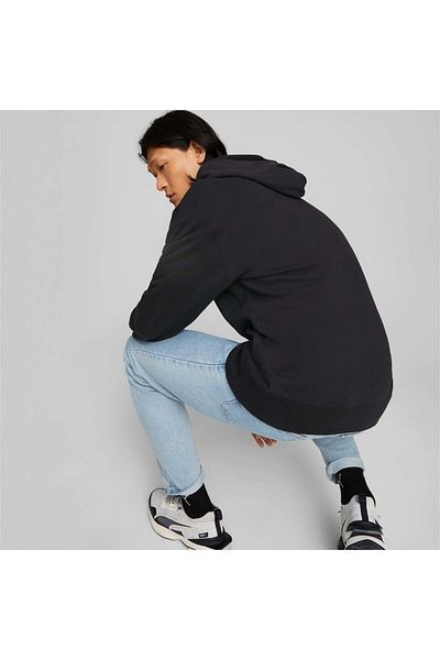 Puma Classics Relaxed Hoodie Tr Černá pánská mikina s kapucí