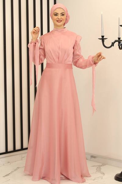Fashion Showcase Azade Evening Dress Pink - Design - Fsc3005