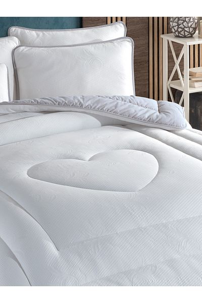 NANOSOFT Double Size Amore Quilt-grey