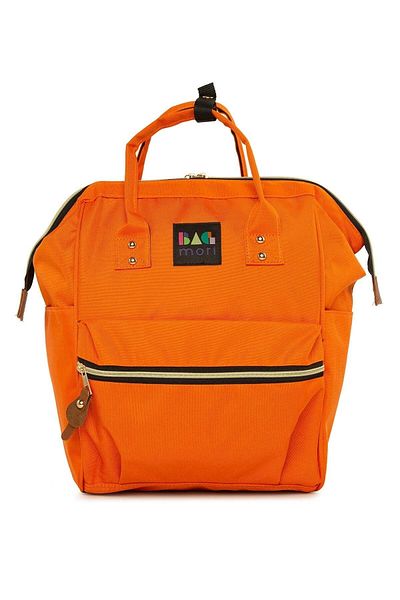 Bagmori Orange Women's Metal Brim Backpack M000000499