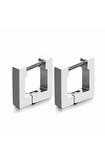 Trenderrs Unisex Hypoallergenic Gothic Punk Stainless Steel Earrings