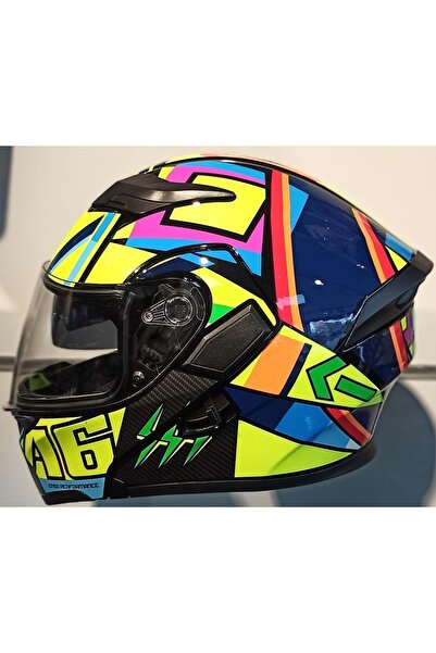 TAYFUNMOTOR Yeşil Çene Açılır Kask Jk902