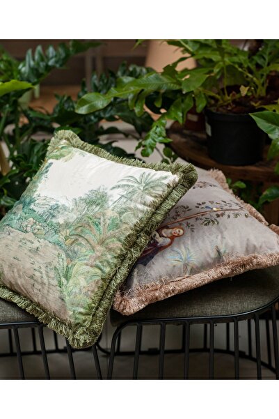 Adawall Orman Manzarası Dekoratif Kırlent