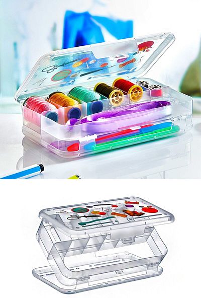 Miami Home 14 Compartments Double Sided Storage Box Organizer Hobby Box