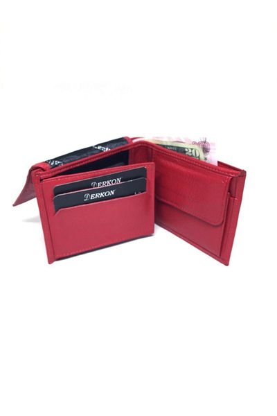 DERKON Genuine Leather Useful Men's Wallet