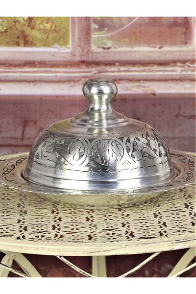 MORYA Copper Pan Handmade Embroidered with Lid