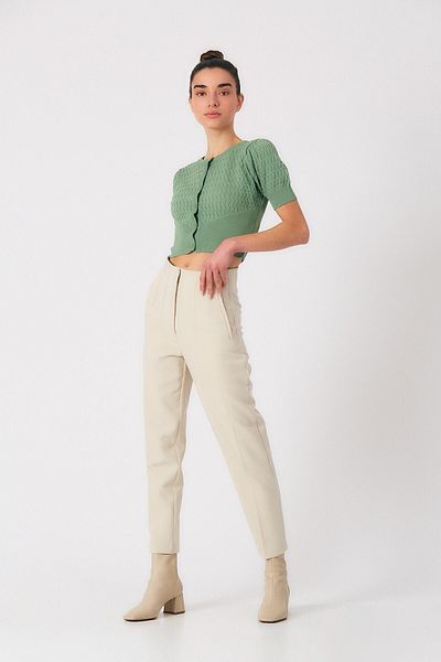 Robin Women's Stone Pocket Fabric Trousers