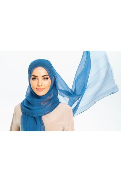 LAVİNİST شال أزرق نسائي