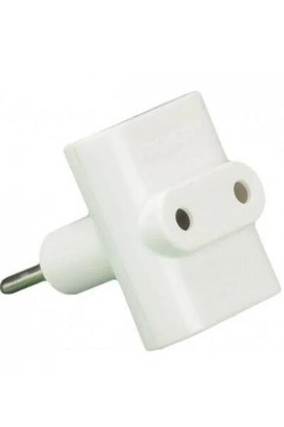 MOBEE Fetih F-06 Çoklu Priz 3 Lü Priz Golyat Priz Çoklayıcı Piriz Kafa 3lü Golyat Fiş. 1410