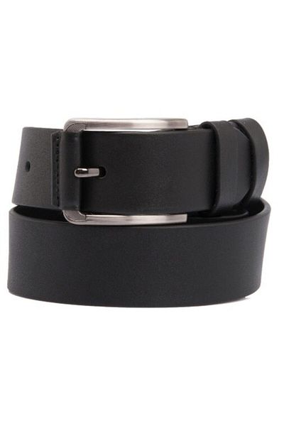 Tergan 0337 Black Leather Men's Belt