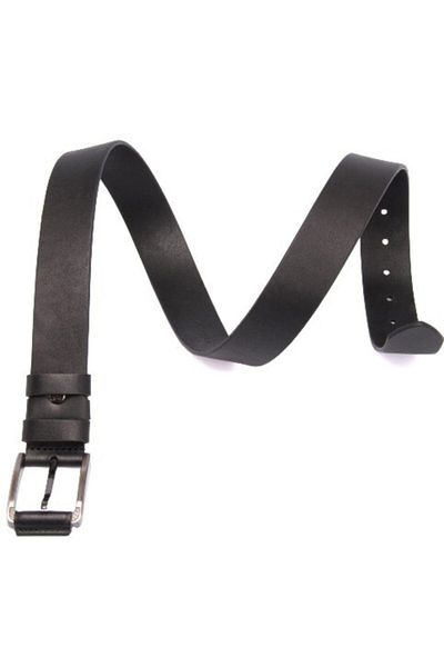 Tergan 0337 Black Leather Men's Belt