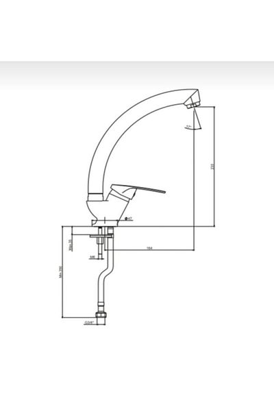 NSK Trento Plus Sink Mixer Chrome N2065002 Ytm