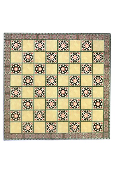 ESER Satranç Tahtası Sarı Sedefli Küçük Boy