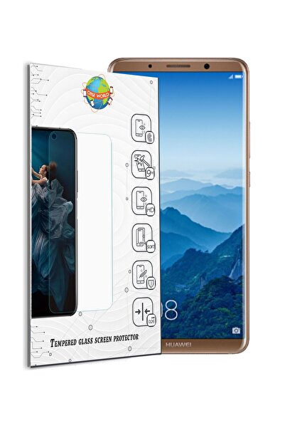 CaseWorld Huawei Mate 10 Pro Uyumlu Temperli Ekran Koruyucu Kırılmaz Cam