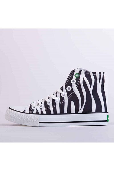 Benetton Pantofi sport albi de damă Bn-30190