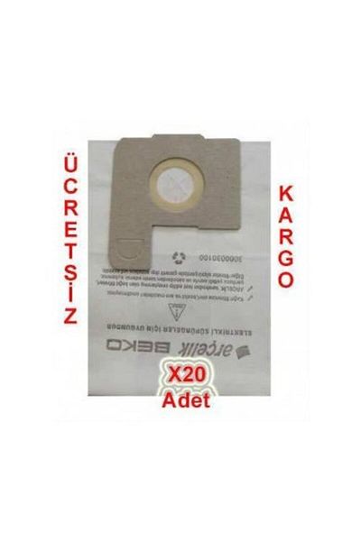 Arçelik S 6380 Y - 20 Paper Dust Bags