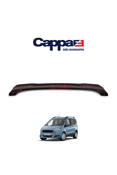 Cappafe Ford Courier Arka Tampon Eşiği Koruma Parlak 2014- Yılı Ve Sonras