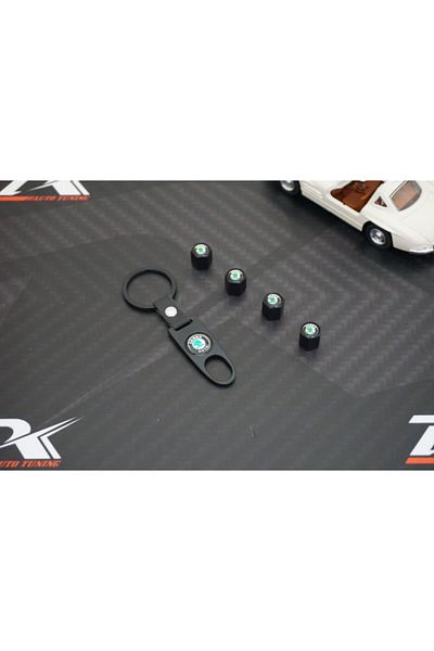 Skoda Set de capac pentru robinet pentru chei cu logo auto