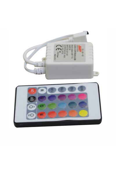 AMT Rgb Şerit Led Kontrol Kumandası Ir 6a