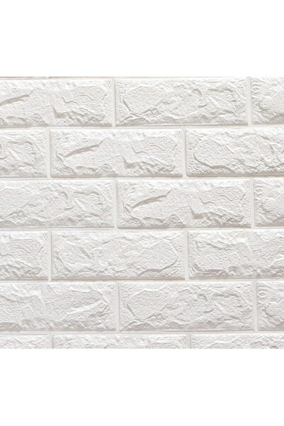 Bellagente Kendinden Yapışkanlı Köpük Beyaz Tuğla Duvar Paneli 70x77x0,65cm