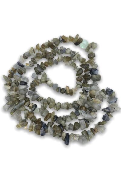 Hedef Bijuteri Labradorite Broken Natural Stone Array, 80cm Broken Stone Labr...