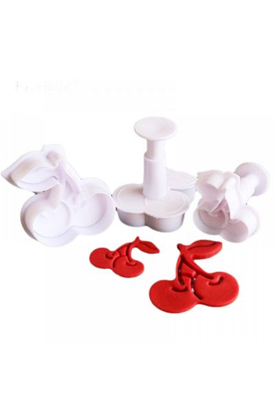 DALKIR GIDA Cherry Pressed Snatch 3-Piece Cookie Mold
