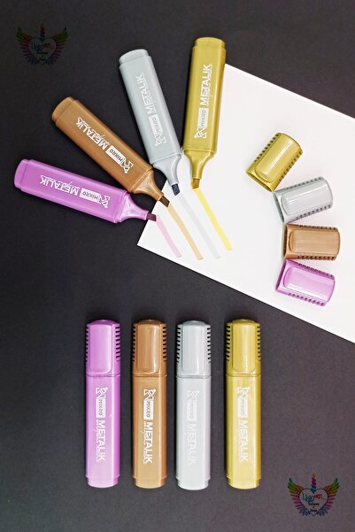 Mikro Metalik Fosforlu Kalem (4 Renk)