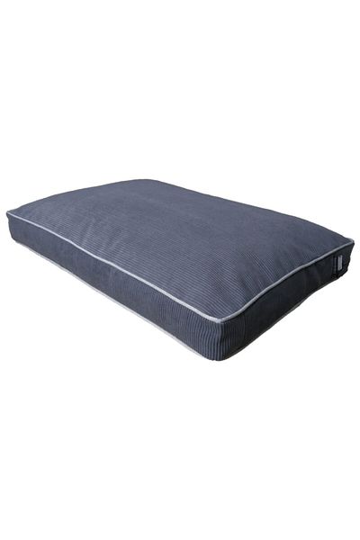 viscopet Luxury Visco Filled Double Sided and Zippered Washable Cat Dog Bed Xl 100x70x10cm-fume