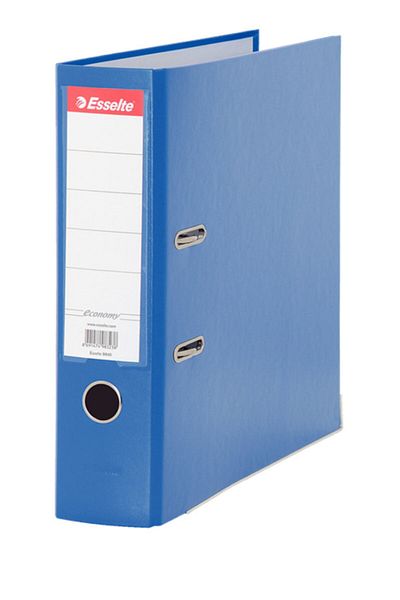 Esselte 9945 Model - Blue Plastic Narrow Folder Set of 5
