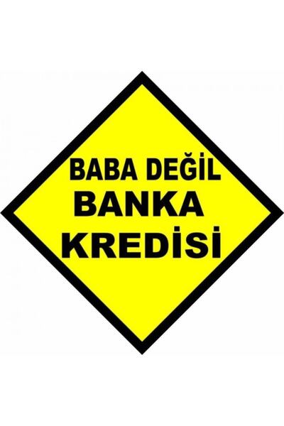 Trend Garaj ملصق ائتمان بنك أصفر 2 قطعة