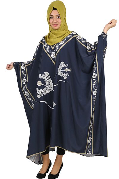 Reis Tulip Bat Sleeve Standard Size Hijab Dress