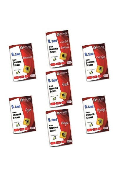 Özde Bir Yayınları Özdebir 9.sınıf Mat Fiz Kim Biyo Edeb Tarih Coğ Branş Deneme 7 Deneme