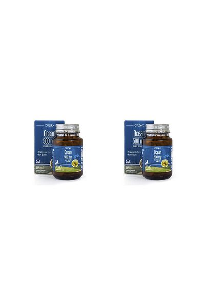 Ocean Ocean 500MgFish Oil - 60 Capsules 2 Pack