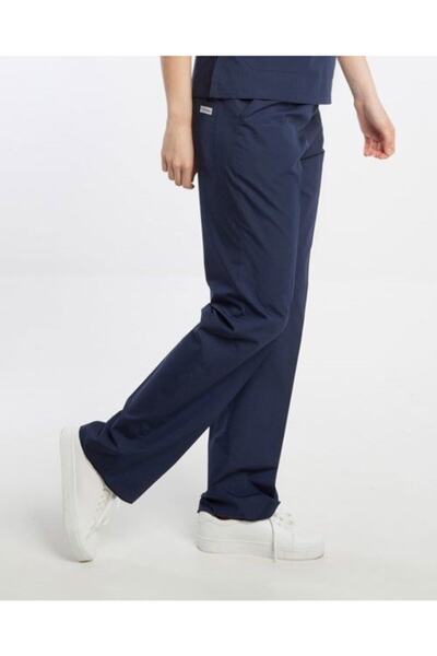 Owlet Medikal Navy Blue Slim Fit Jersey Trousers