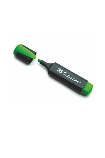 Cassa 8720 Green Highlighter 10 Pieces